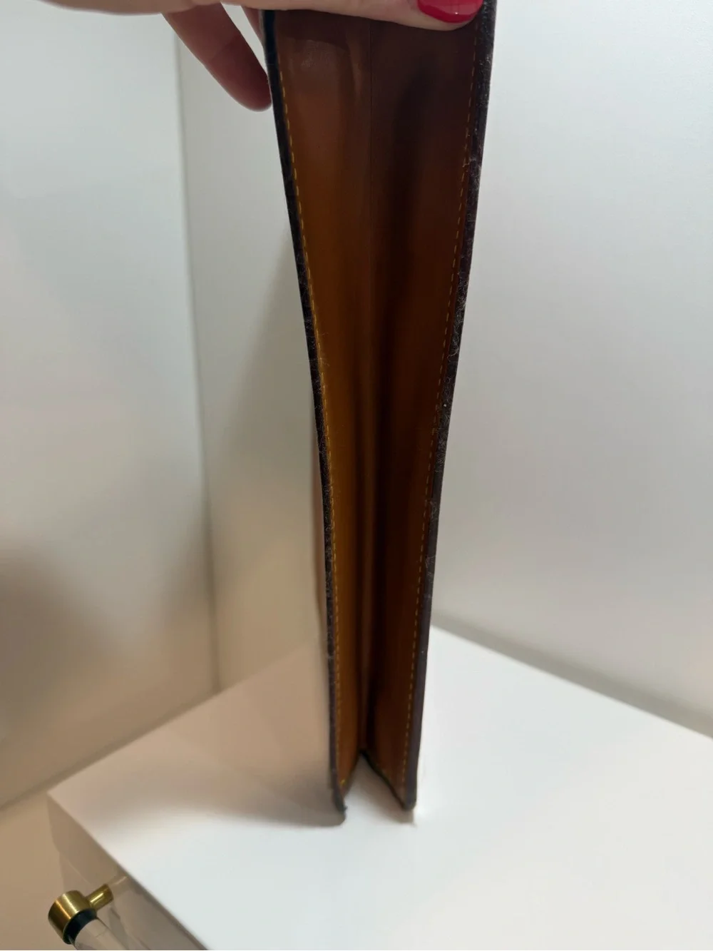 Louis Vuitton Cognac Epi Leather Clutch